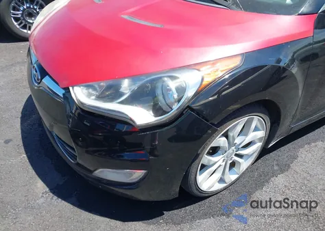 2012 Hyundai Veloster Base W/Gray из США, поврежденный, VIN KMHTC6AD4CU070537